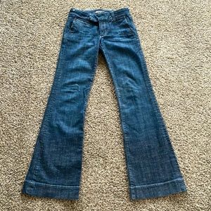 See Thru soul flared jeans